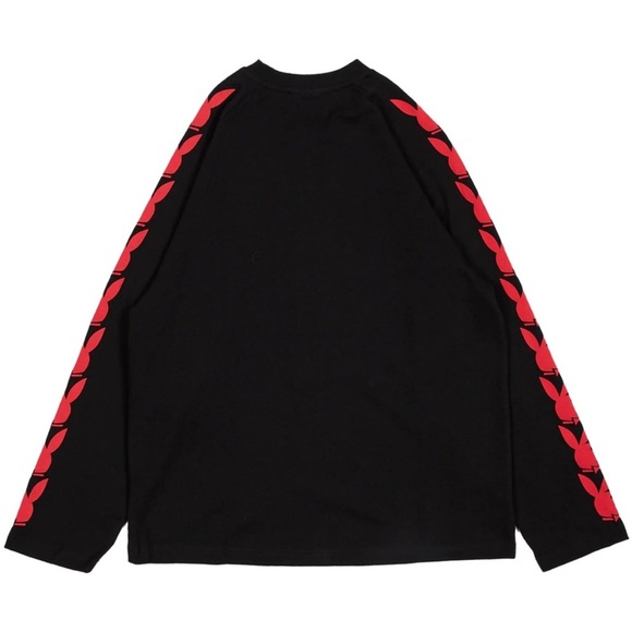 PLEASURES Long Sleeve Playboy Raglan Tee - Picture 6 of 11